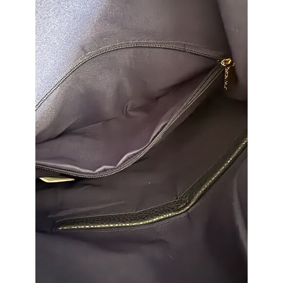 Shiraleah Dark Blue Fold Over Clutch Purse Beaded Braided Tassel Anthropologie - Picture 8 of 15